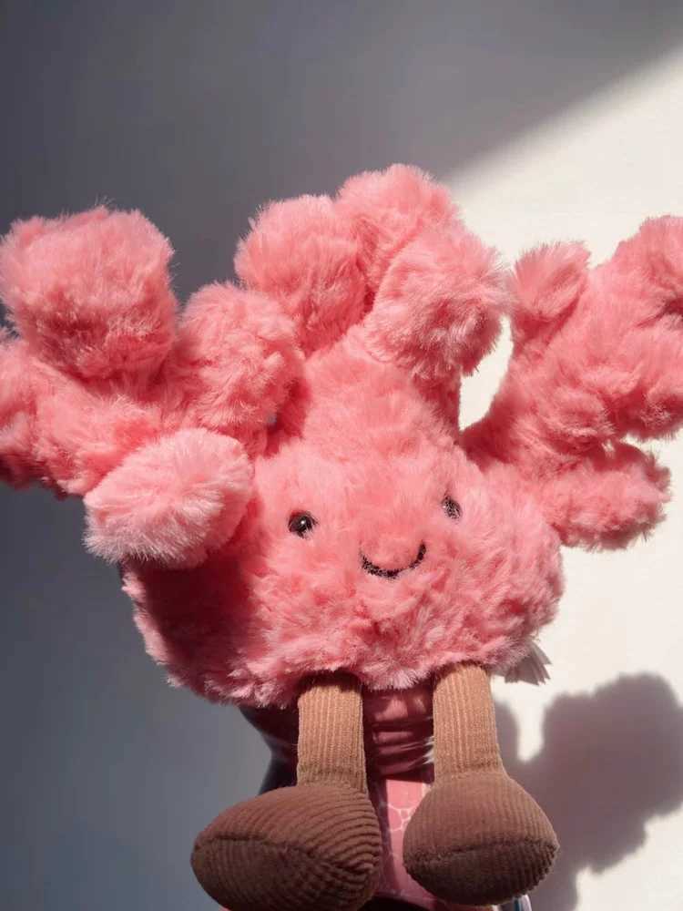 Adorable Jelly Pink Coral Plush Toys Coral Stuffed Dolls Kaii Room Decor Toy Soft Sofa Cushion Kids Birthday Gifts XJ250619