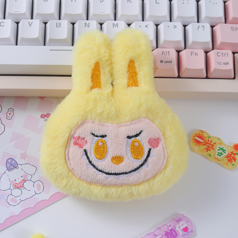Doll pendants Premium keychains Labub Keychain Plush Toy Vinyl Powerpuff Girls and Other Phone Pendants Keychains DIY Handmade