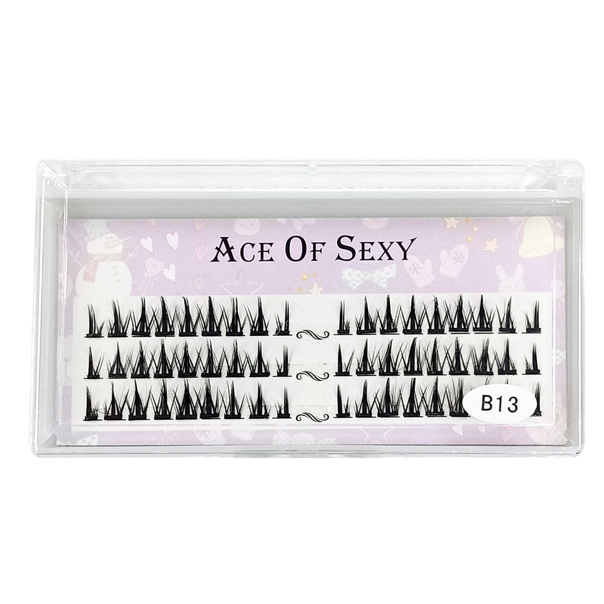 COS Manga Version Little Devil Segmental Self-Grafting False Eyelashes Natural Realistic Handmade Eyelashes 250615