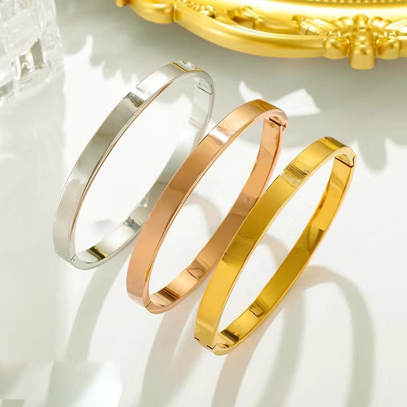 15A designer bracelet womens bracelet bangle classic bracelets designer jewelry gold bracelet designer luxury jewelry Diamond bangle 18K Gold Silver Size 15-22