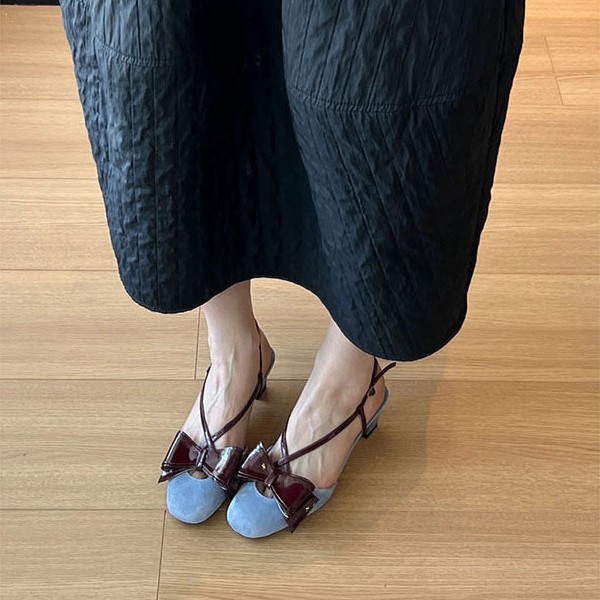 Sandals Baotou thick heel back empty sandals shoes 2025 summer new style girl like versatile single shoes
