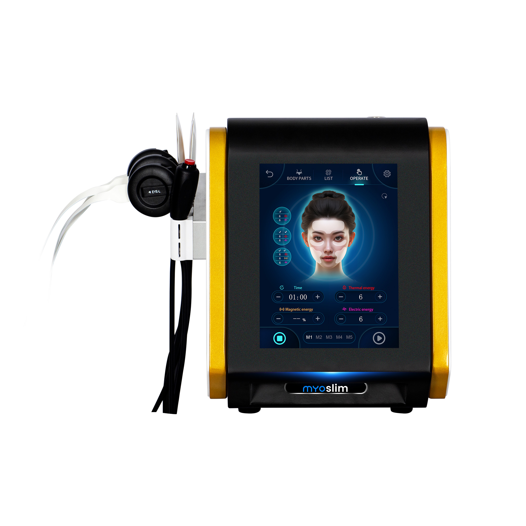 Ems Magnetic Face Home Slimming Instrument Lifts and Tightens The Face To Remove Wrinkles and Lines Multi-Function Facial Shaping Instrument