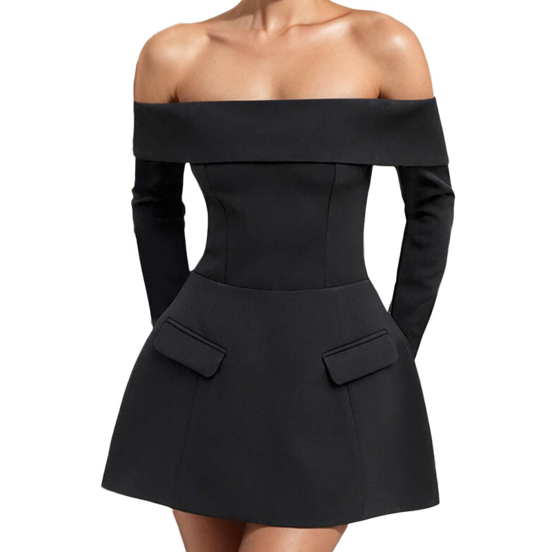 Women Dresses Designer Sexy Style Off Shoulder A Line Dress Elegant Slim Fit Bodycon Dress Luxury Dress Evening Dress Beach Dresses Birthday Dress