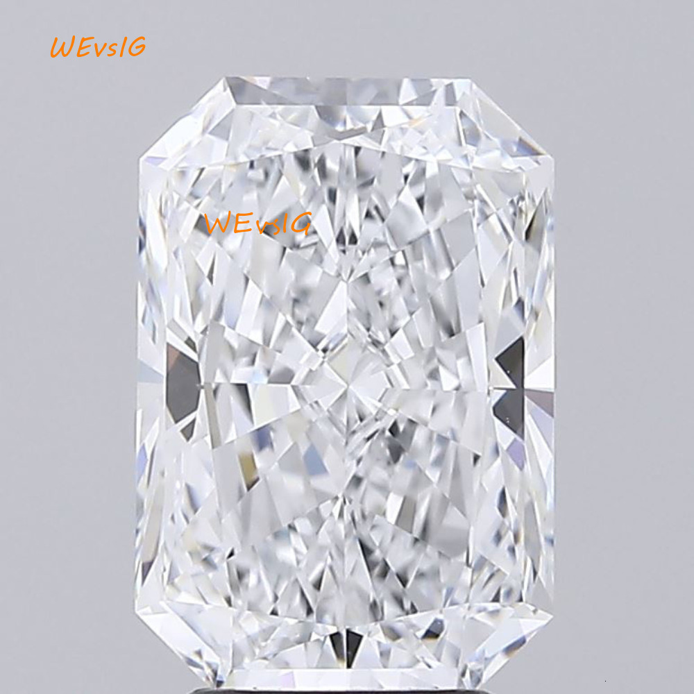 IGI GIA Certificate Radiant Cut 0.5ct 1ct 1.5ct 2ct 3ct 4ct 5ct 6ct Wholesale Lab Created Diamond HPHT CVD Lab Grown Diamond