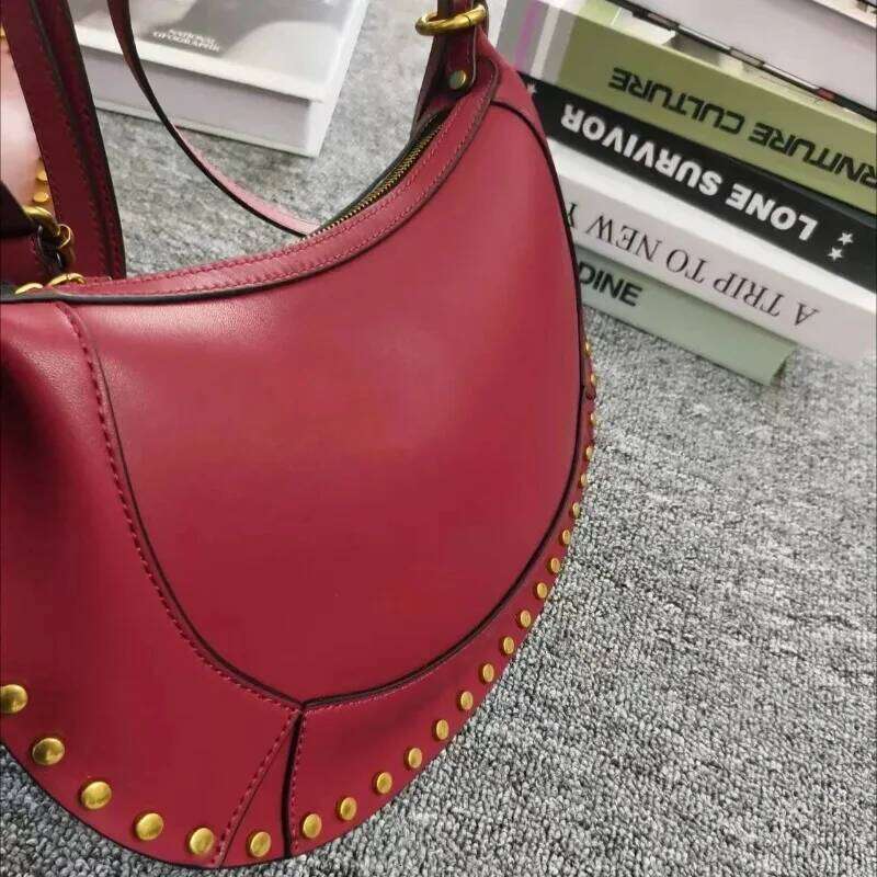 Popular Moon Classic Fashion Rivet Retro Single Shoulder Handbag Diagonal Cross Bag