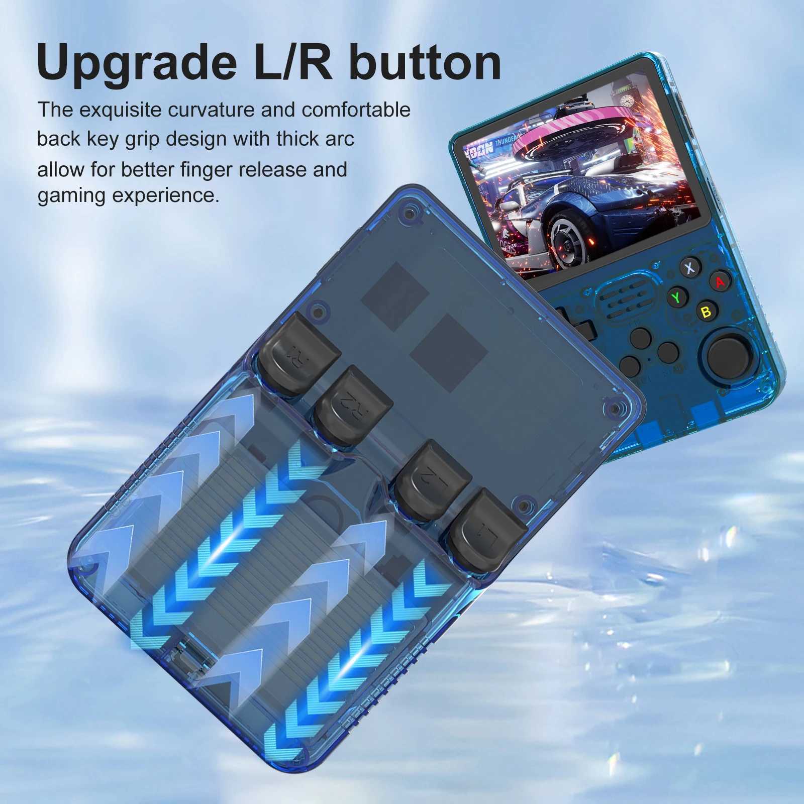 R36S Open Source K36 Handheld Game Console 3.5 Inch IPS Screen Built-in 16000 Games Ports Online Doubles For PS1/PSP/DC B250620