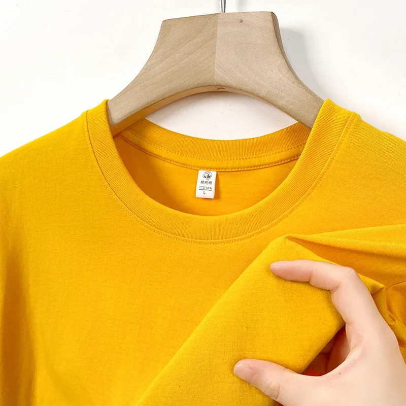 2025 Mens Korean Casual Cotton Short Sleeved Round Neck Tshirt Summer Fashionable and Comfortable Versatile Top 250616