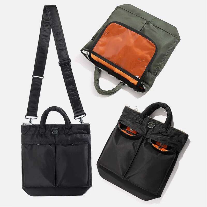 Japanese PX Tanker 2way Helmet Fashion Daily Waist Pack Nylon Cloth Men Single Shoulder Handbag Bag Waterproof