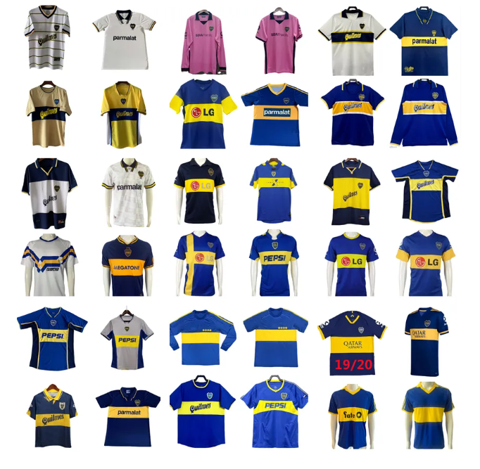10 MARADONA 1995 BOCA JUNIORS retro commemorate soccer jerseys 95 vintage football shirts home blue yellow classic antique camiseta de futbo