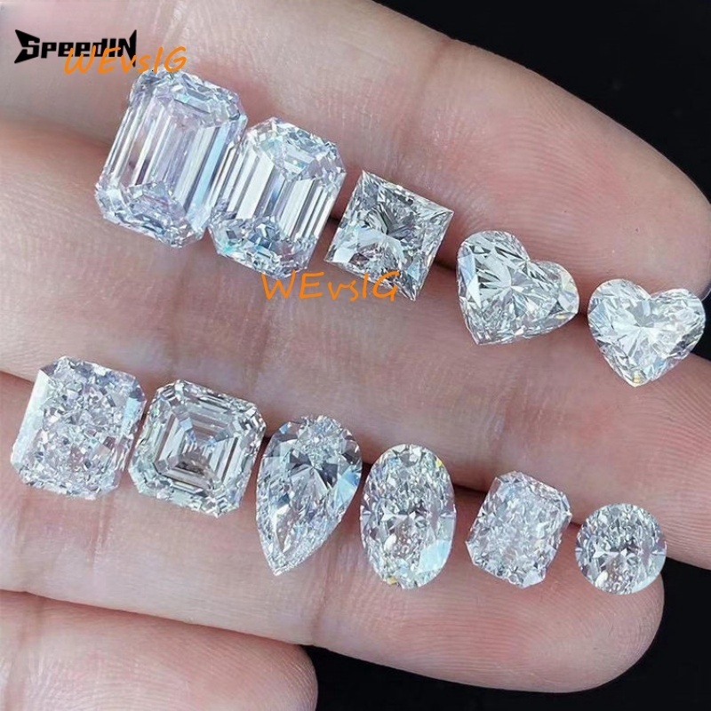 GIA Lab Grown Diamond Loose 0.01-2 Carat Def/Gh Vs1 Synthetic CVD Lab Diamond IGI HPHT Loose Diamond Fancy Shape