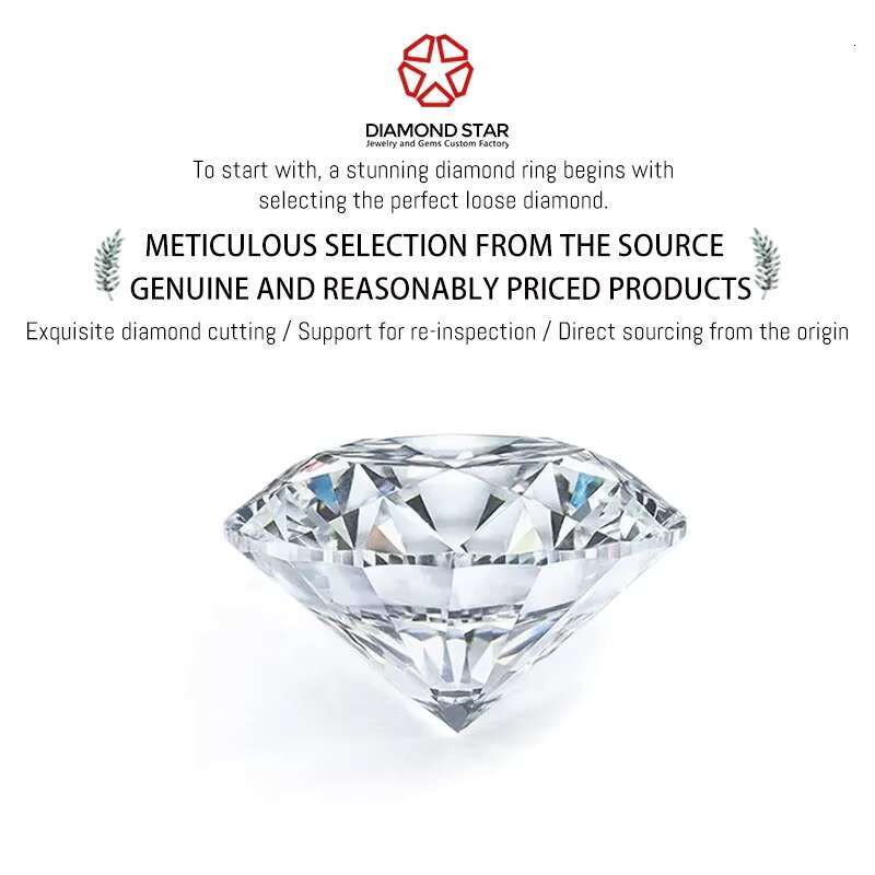 IGI GIA Certified Laboratory Diamonds D E F Color 6ct 6.5ct 7ct 8ct Wholesale Round Cut CVD HPHT Laboratory Grown Diamonds