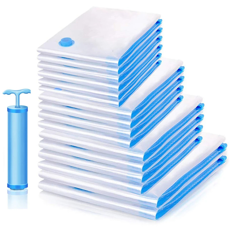 Vacuum Storage Bags Wardrobe Organizer Seal Bag Space Saving for Clothes Pillow Bedding Blanket Packaging Storager 250612