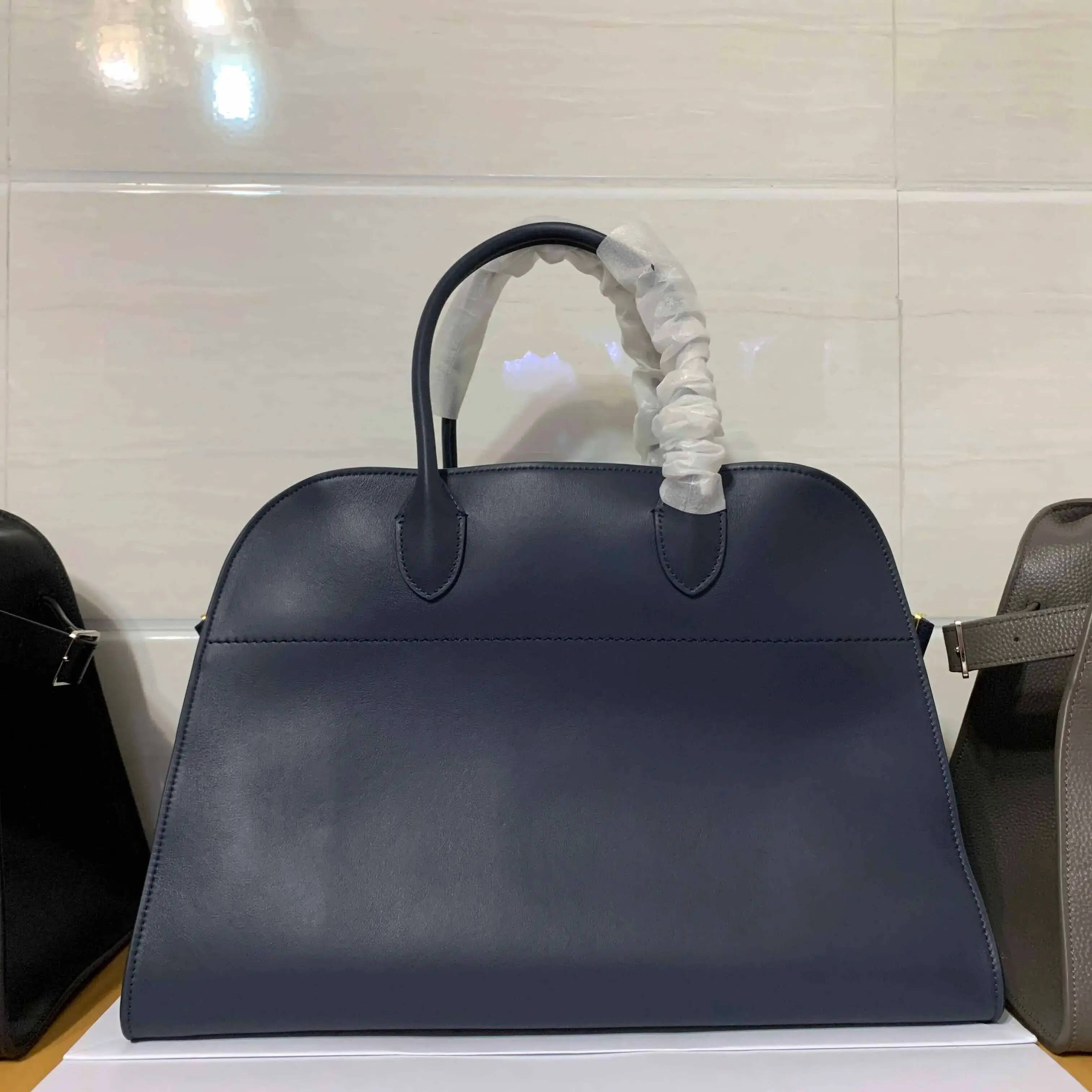 S Factory Direct Sale Natural Leather Purely Handmade Soft And Odorless Large Capacity Handbag Shoulder Bag