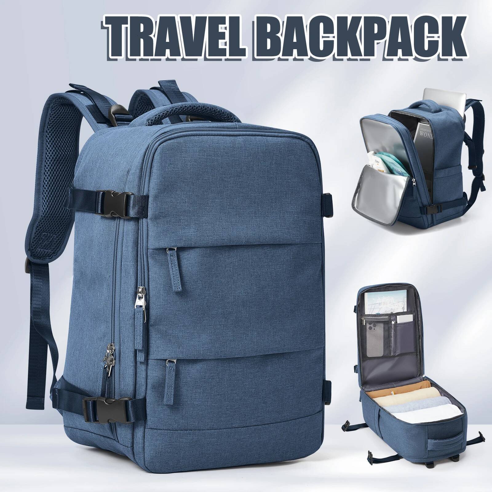DHGM DHGM Travel Short Distance Airplane Ryanair Cabin 40x20x25 Backpack Women Men leisure School Laptop Bag Carry on Lage