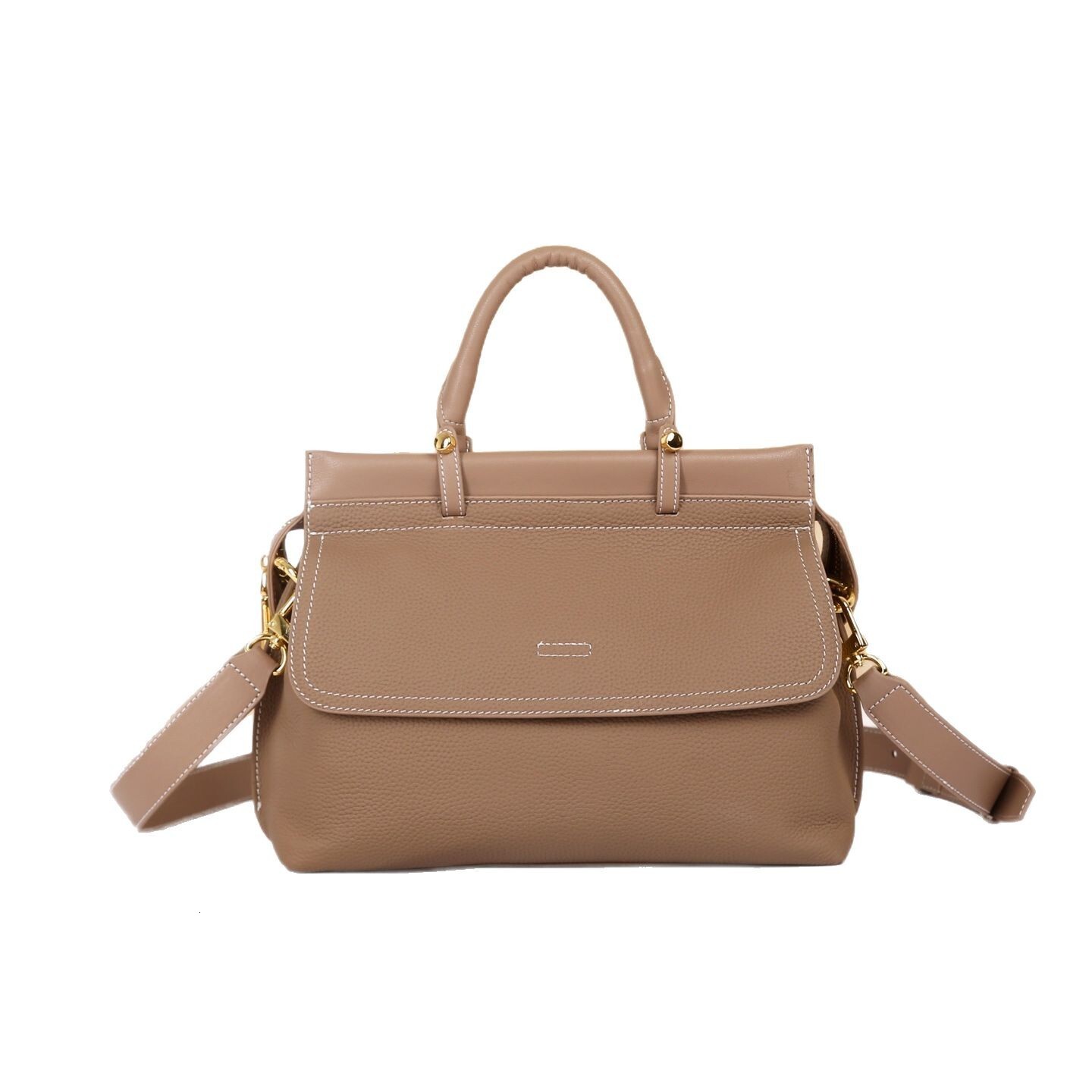 Free Shipping Designer Bags Top Layer Cowhide Women's Handbag Luxury 2025 New Genuine Leather Crossbody Messenger Bag Commuter Large Capacity Sho