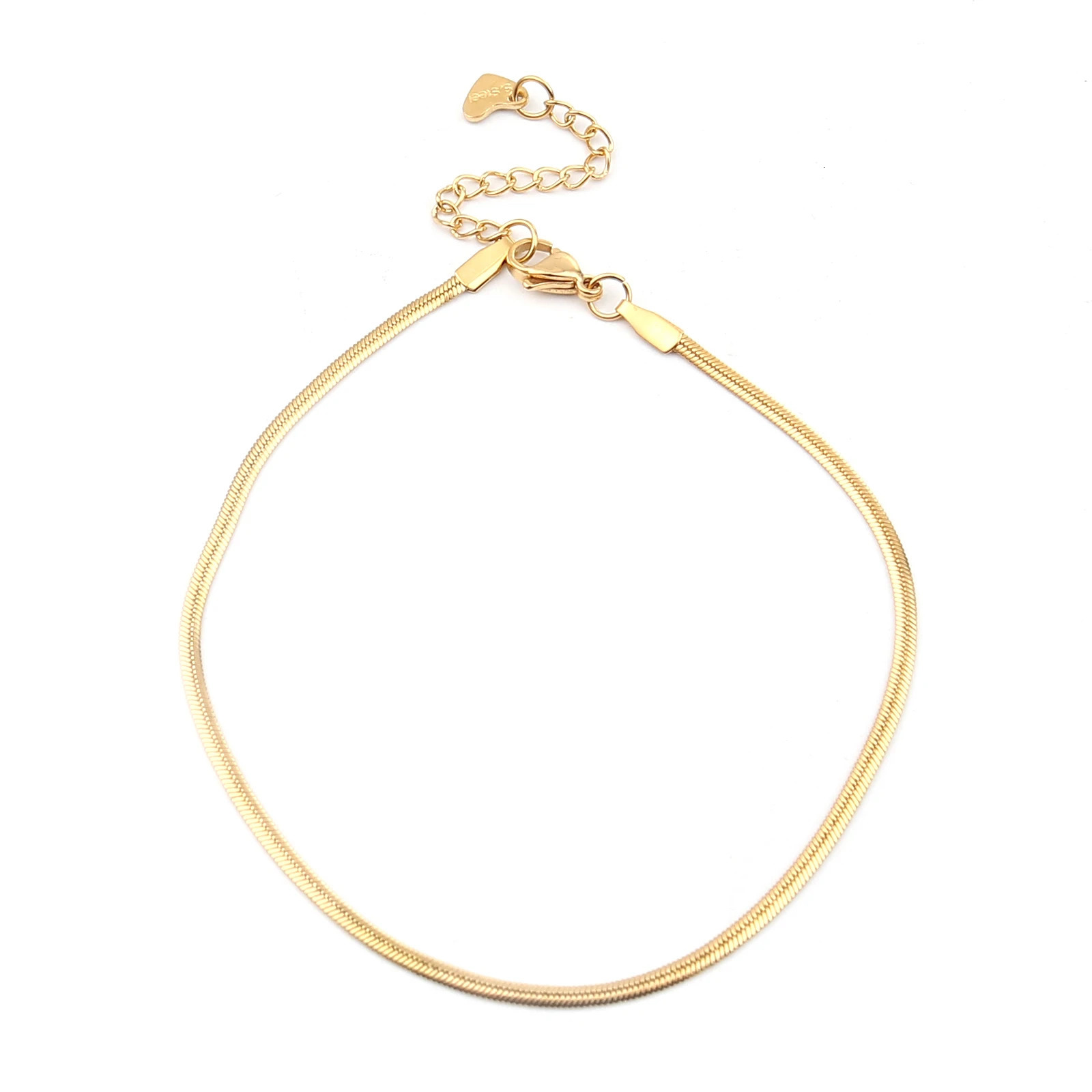 304 Stainless Steel Anklet For Women Fashion Bracelets on the leg Summer Beach Barefoot Foot Jewelry Gifts 1 Piece 250606