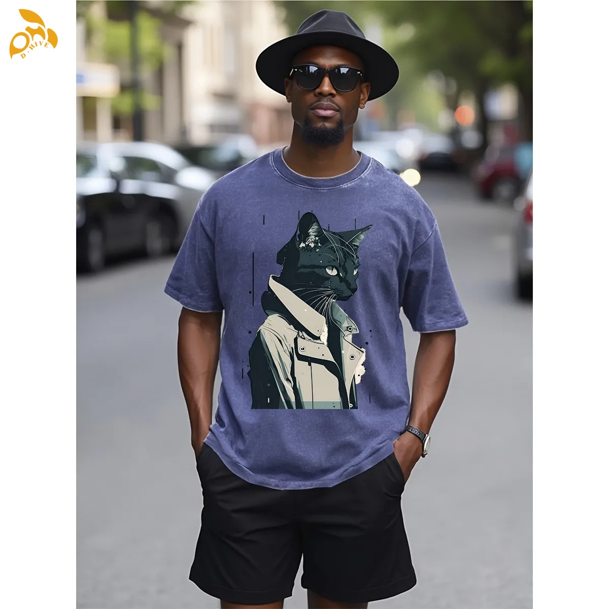 free shipping of customized Minimalist design American General Heavyweight T-shirt DTG with exquisite patterns from US
