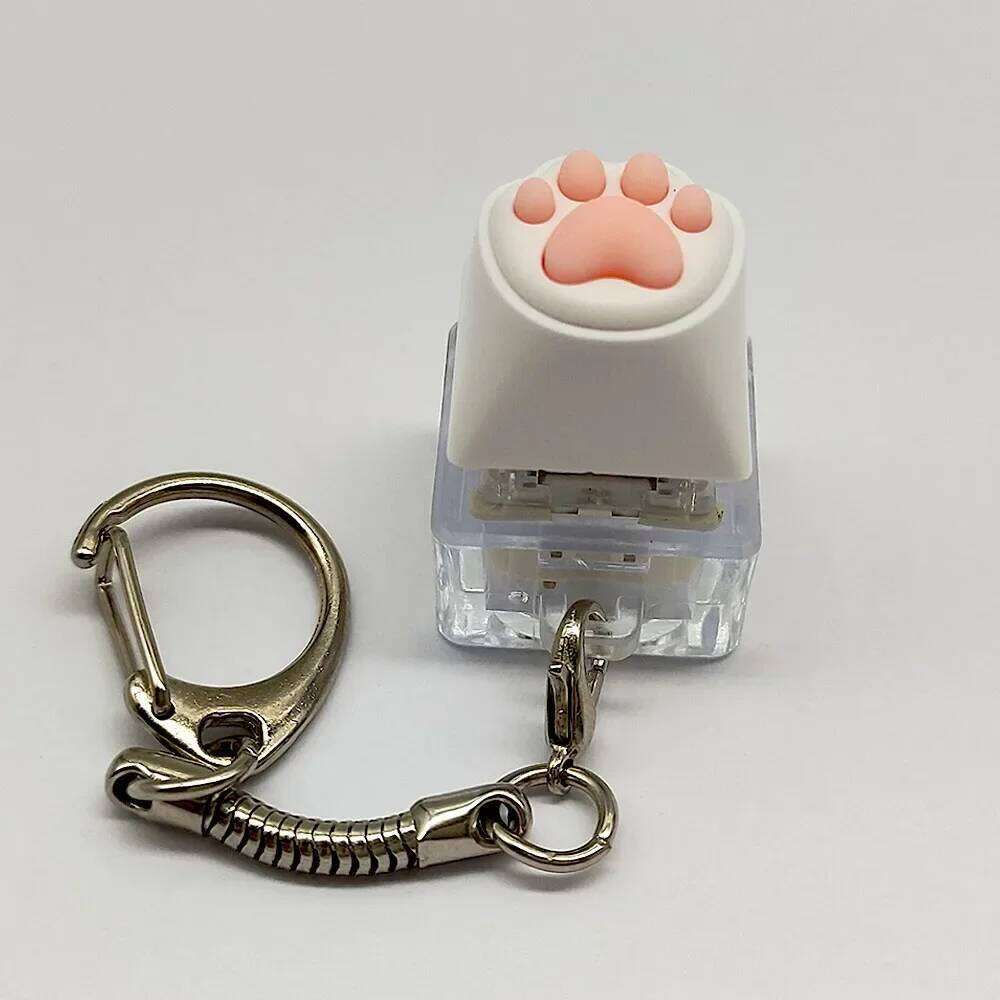 Cute Cat Claw Keychain - Fingertip Decompression Toy Key Tester Bag Pendant Perfect for Couples' Festival Gift Good quality