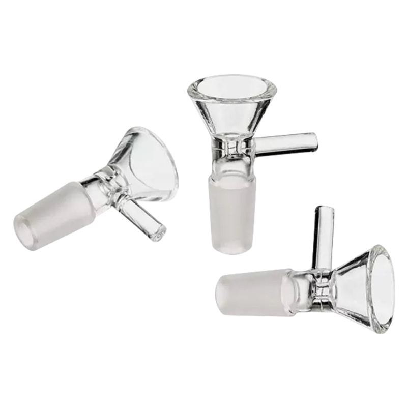 Mini Glass Bowls Small Glass Funnel with Handle Kitchen Funnels for Filling Bottles 14mm