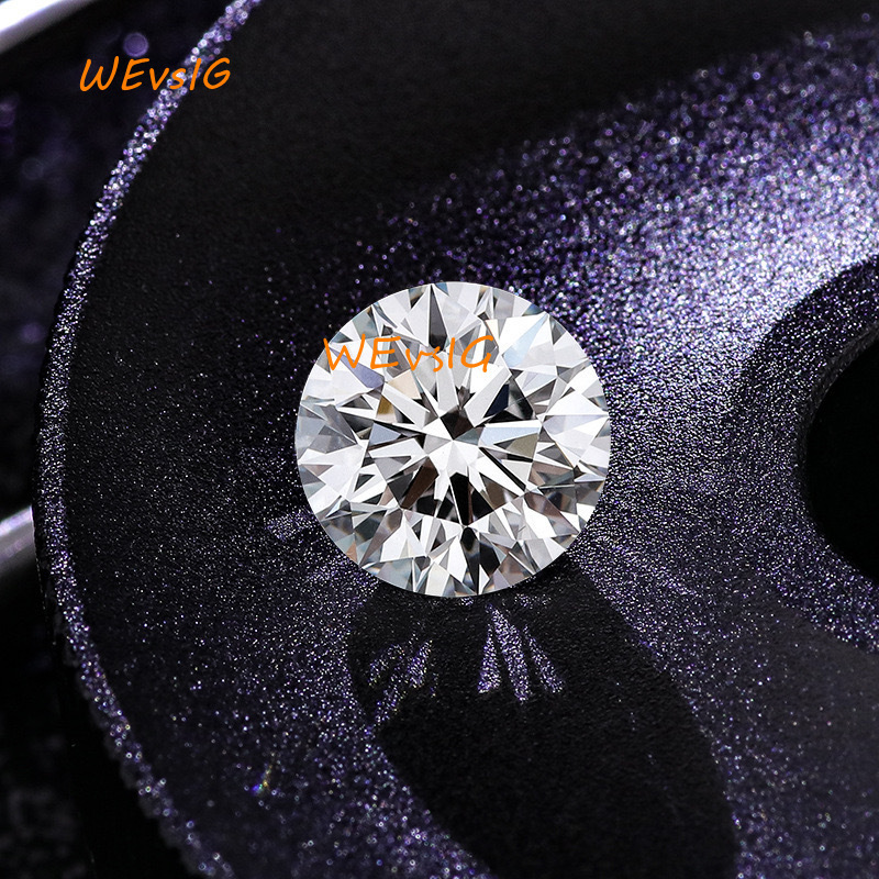 Wholesale 1ct 1.5ct 2ct 2.5ct Laboratory Created Round White Loose Diamonds VVS VS1 with IGI Certificate for Jewelry Making