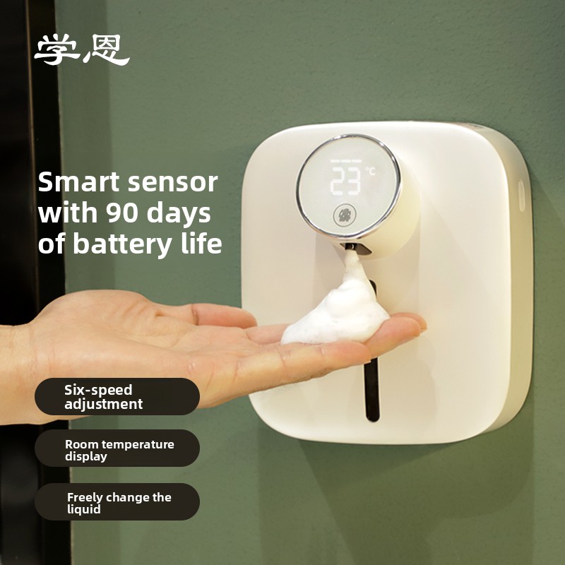 Hot Sale Best Seller Wall Mounted Foam Hand Soap Dispenser Smart Sensor Automatic Touchless Sanitizer Machine for Home, High Efficiency, Easy Inst, Lo