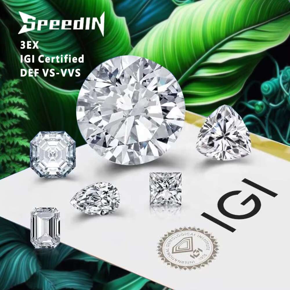 GIA Lab Grown Diamond Loose 0.01-2 Carat Def/Gh Vs1 Synthetic CVD Lab Diamond IGI HPHT Loose Diamond Fancy Shape