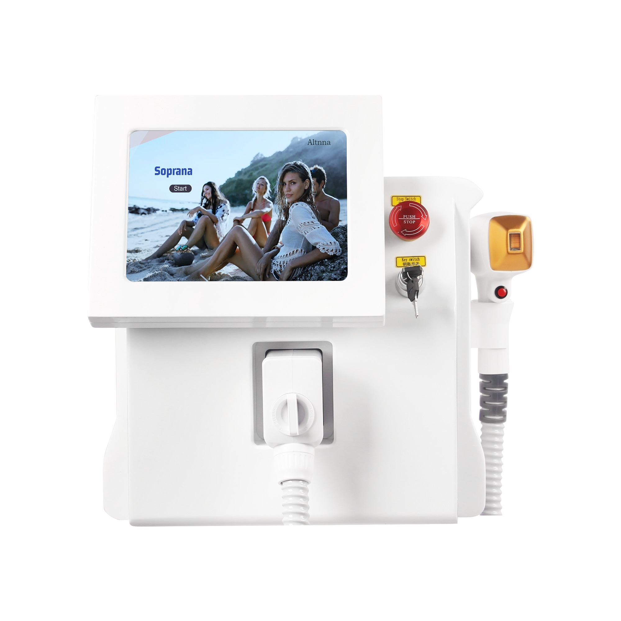 2025 NEW Professional-Grade 808nm Diode Laser Hair Removal Device Suitable for Precise Hair Removal on Different Skin Types 3Wavelength
