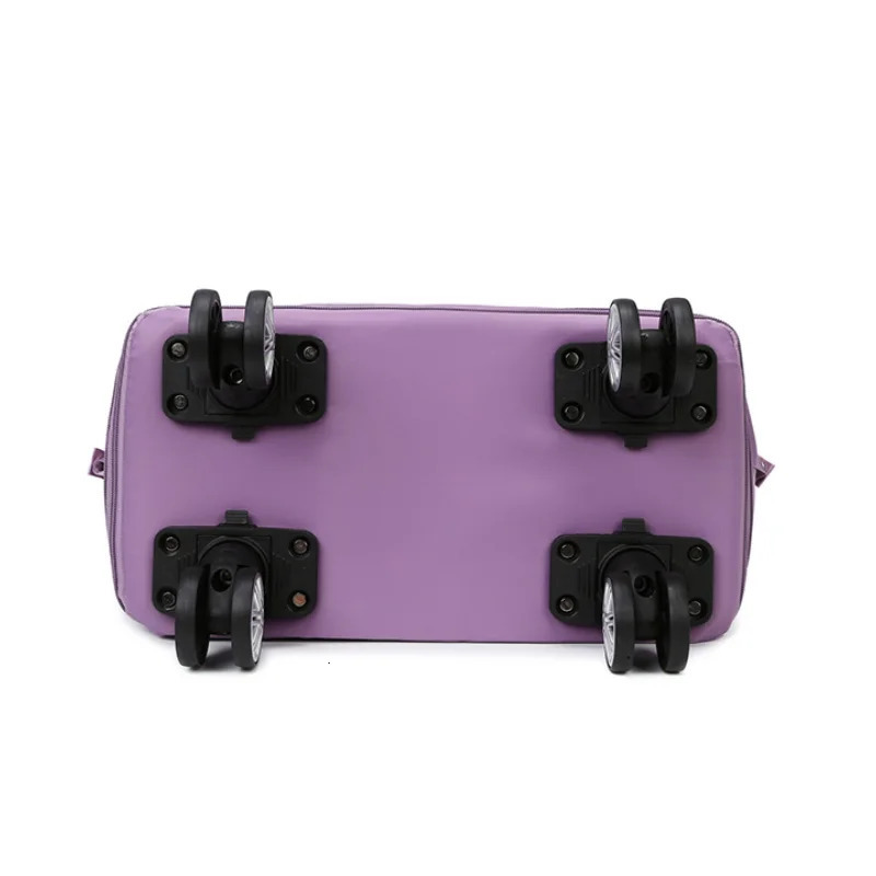 Expandable Travel Duffel Bag 3Layer Large Capacity with Omnidirectional Wheels Vacation Luggage 250612