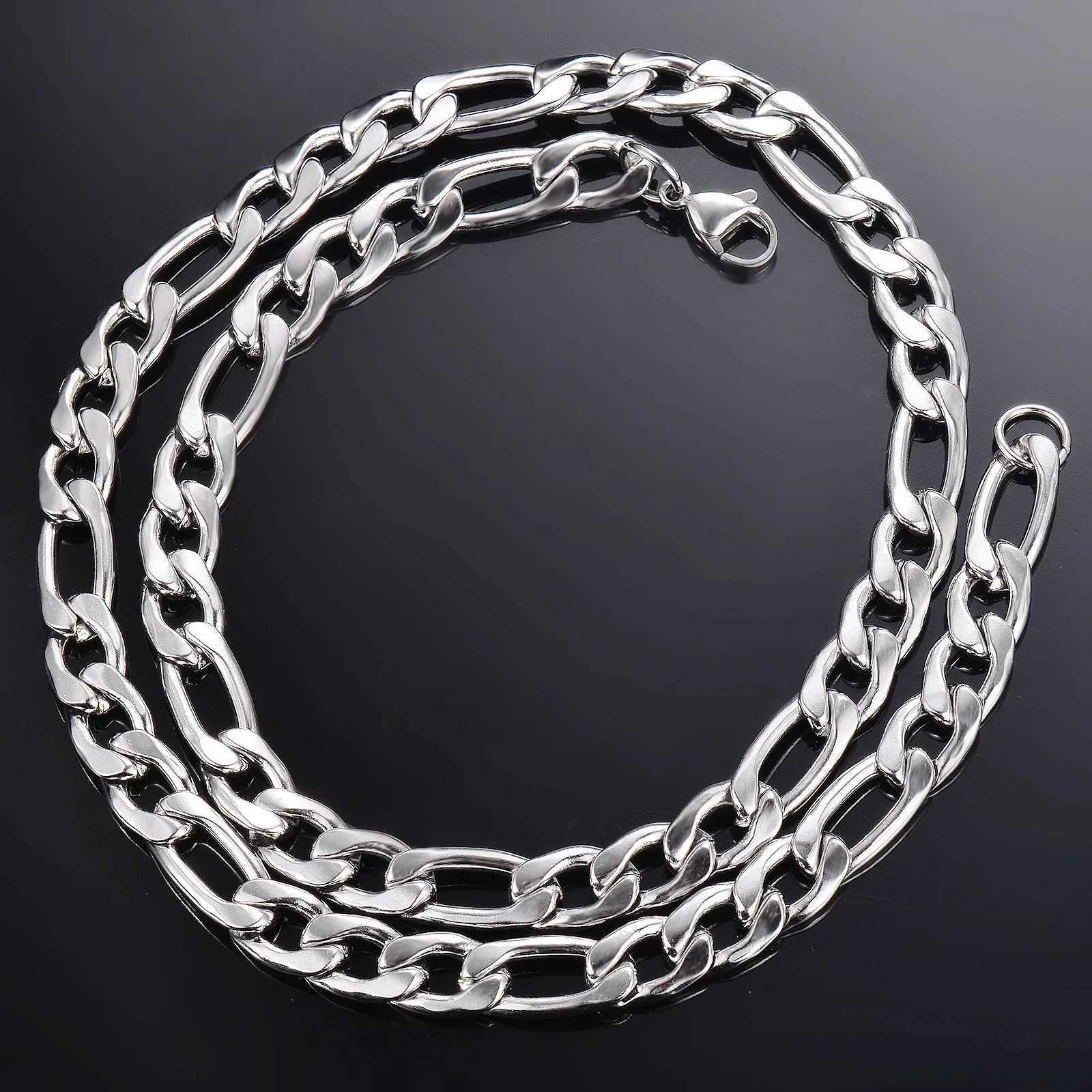Wholesale 925 Sterling Silver Necklace 2-12mm Width 40-75cm Long Chain Lobster Clasp Men and Women Engagement Jewelry W250620
