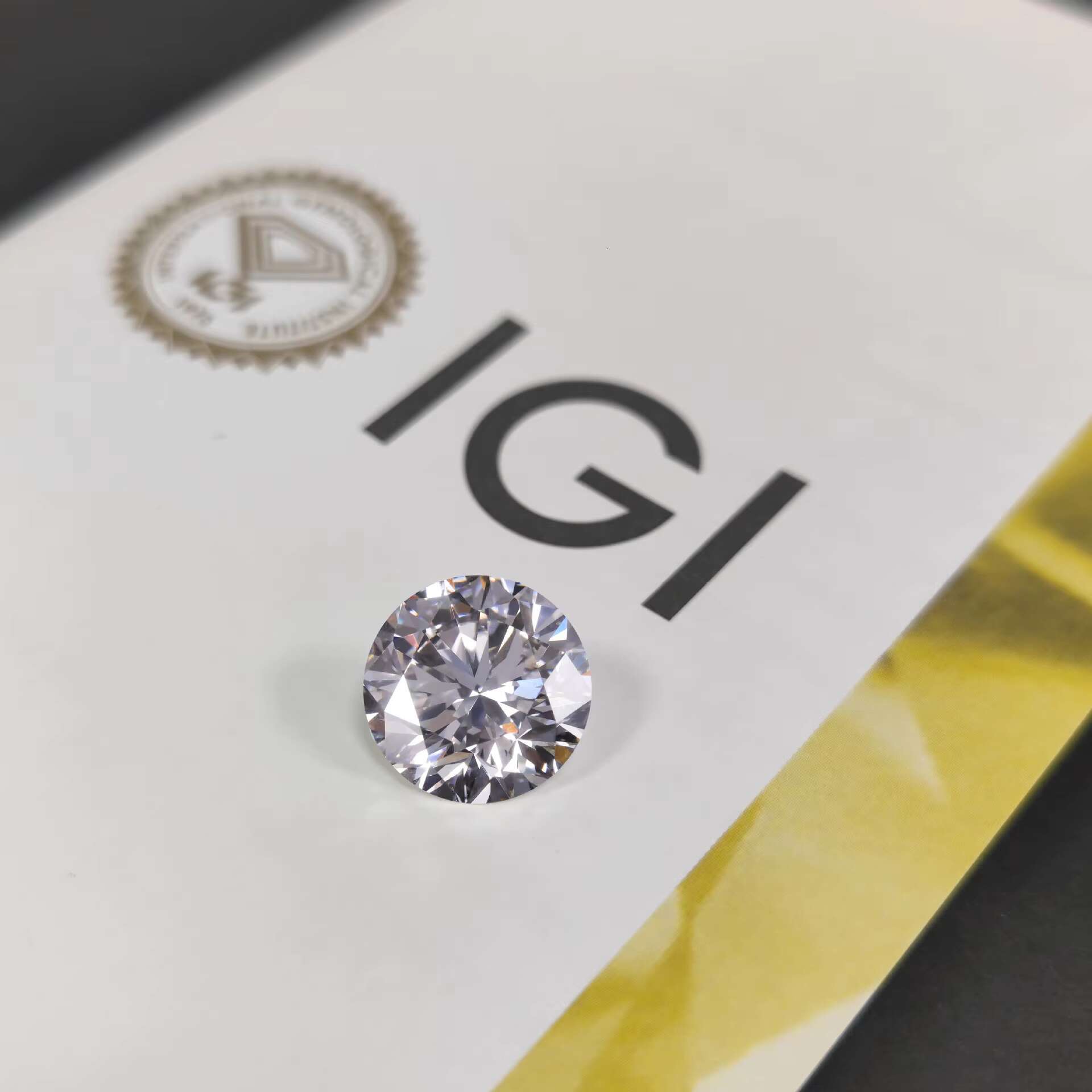 Wholesale 1ct 1.5ct 2ct 2.5ct Laboratory Created Round White Loose Diamonds VVS VS1 with IGI Certificate for Jewelry Making