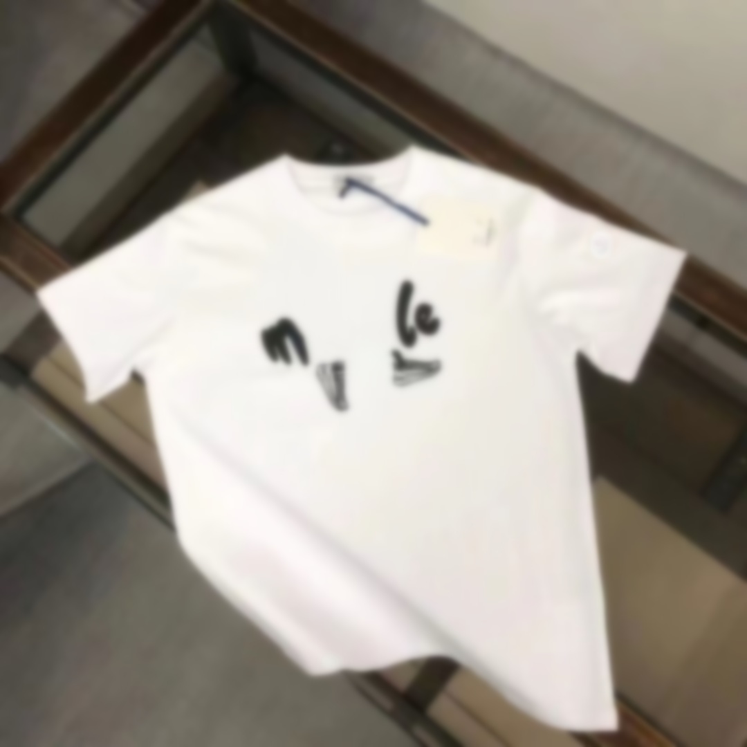 summer kid t shirt baby Short sleeved kid designer clothes fasion 100% cotton Comfortable breathable without pilling top brand 1-15 ages