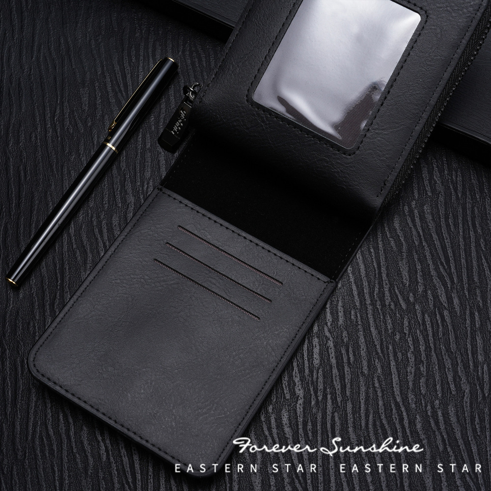 Free Shipping New Designer Men's Wallet Short Zipper Bag Large Capacity Luxury Multi-card Slot Small Clutch Business Retro Coin Purse Card Holder