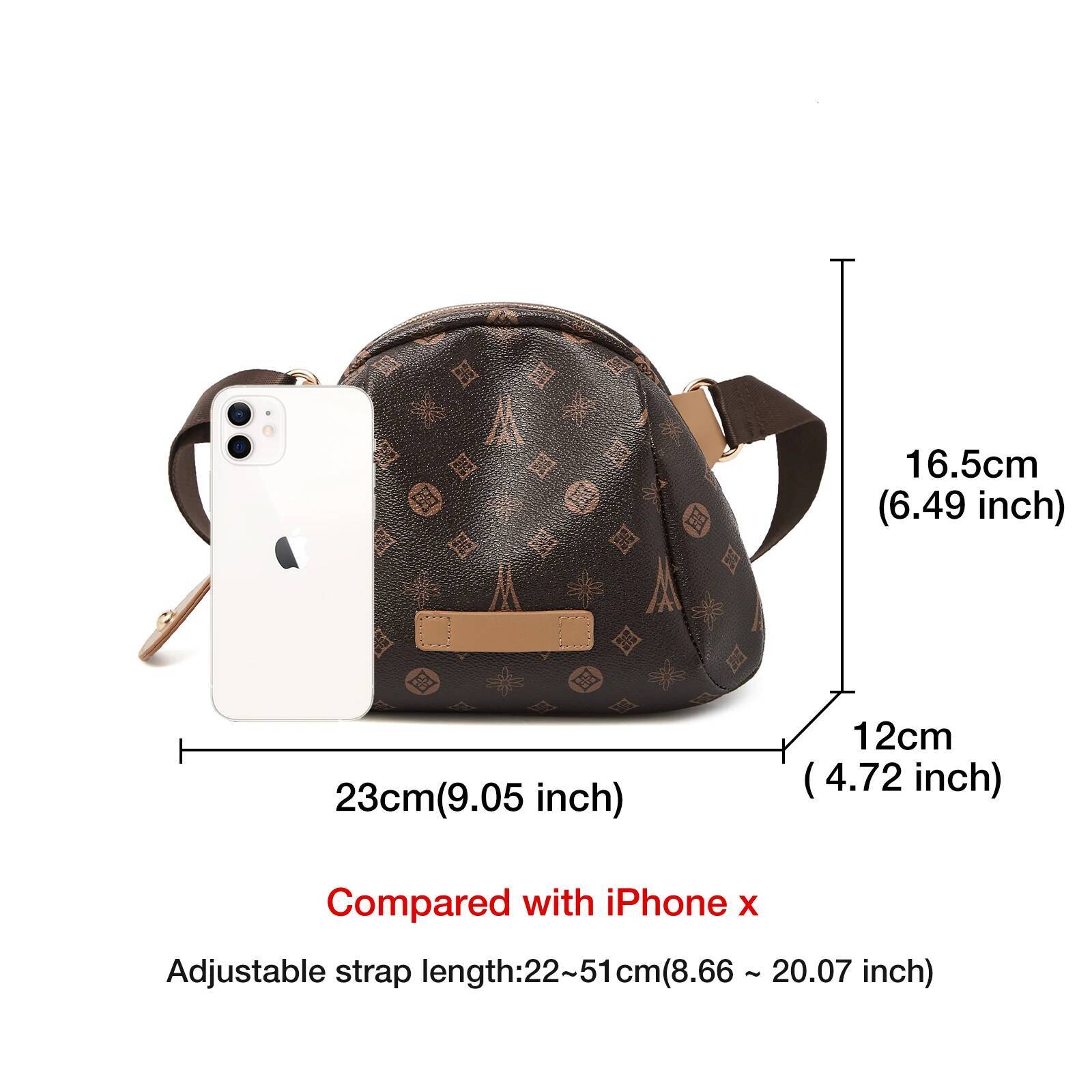 DHGM LAORENTOU PVC Shell Women Crossbody 2025 Fashion Large Casual Girl's Shoulder Purse Travel Bag Gift for Wife,Grilfriend