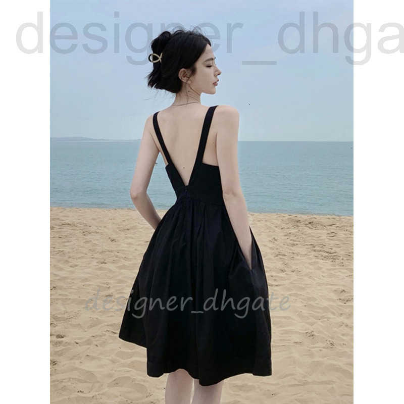 Abiti Di Fascia Alta Casual Designer In Stile Francese Fairy Slead Sling Blaco …