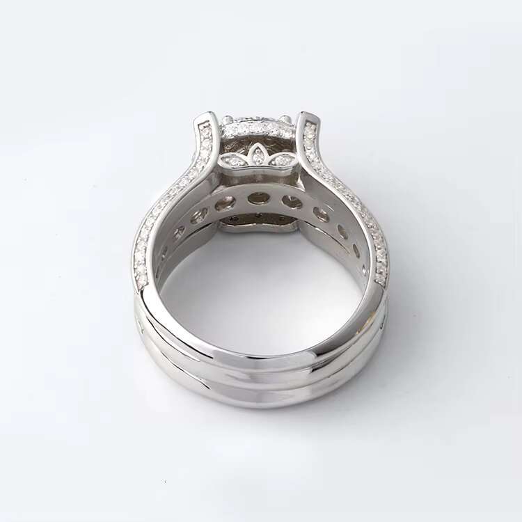 Sterling Silver Hip Hop Earrings with Customizable LUCK Design & Dazzling VVS Moissanites