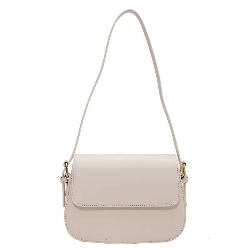 Bags Women's 2025 New Solid Color Single Shoulder Crossbody High-Quality Simple Underarm Bag