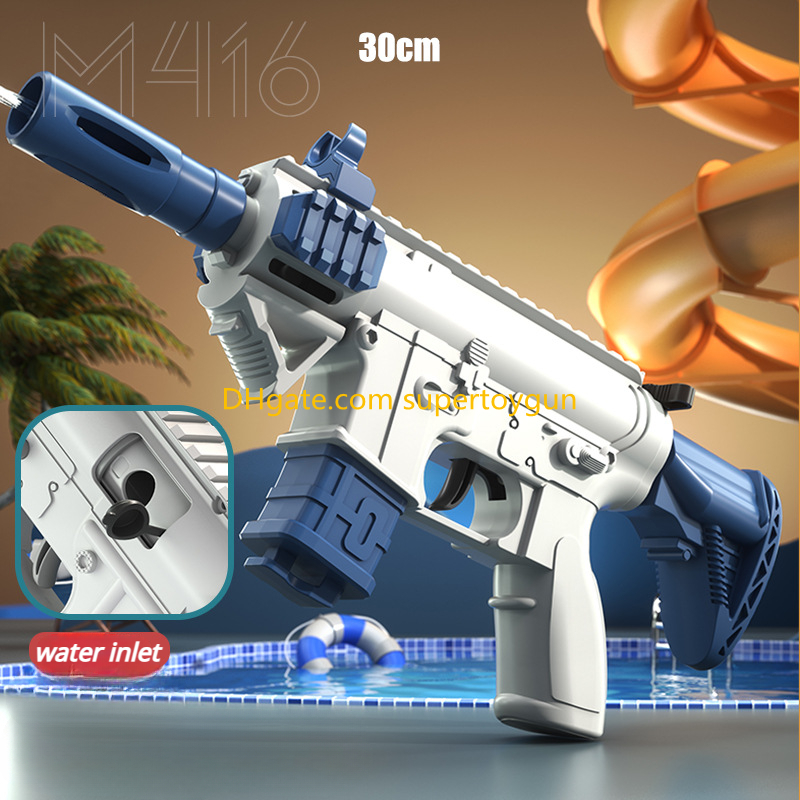 M416 Water Gun Compact Manual Squirt Gun with Continuous Firing Blowback Water Pistol Blaster for Summer Beach Pool Outdoor Water Games Toy Kids Boys 