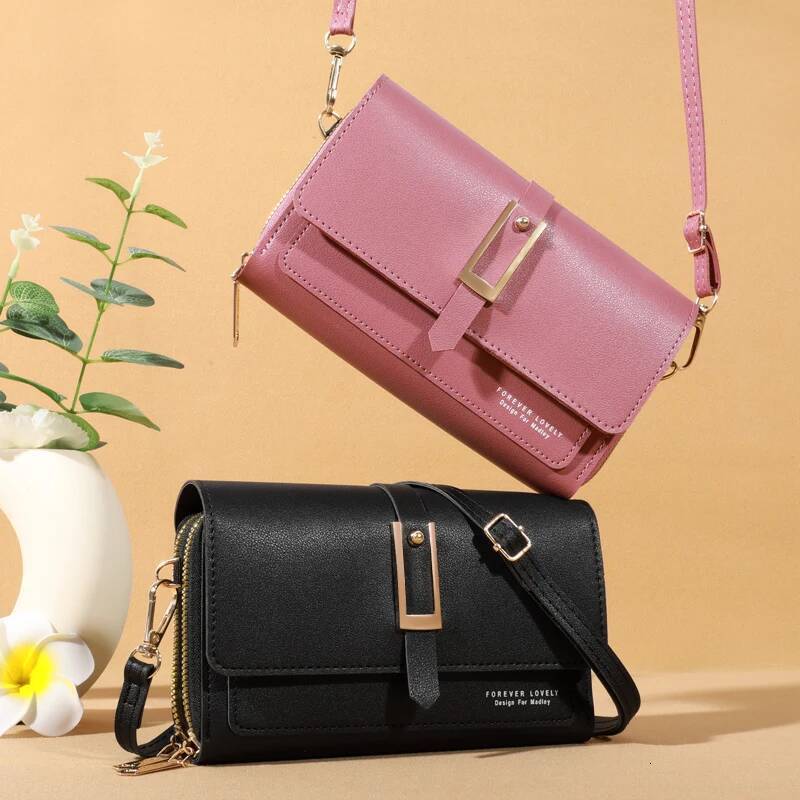 DHGM Roulens Small Crossbody Shoulder Bag For Women,Cellphone Bags Card Holder Wallet Purse And Handbags