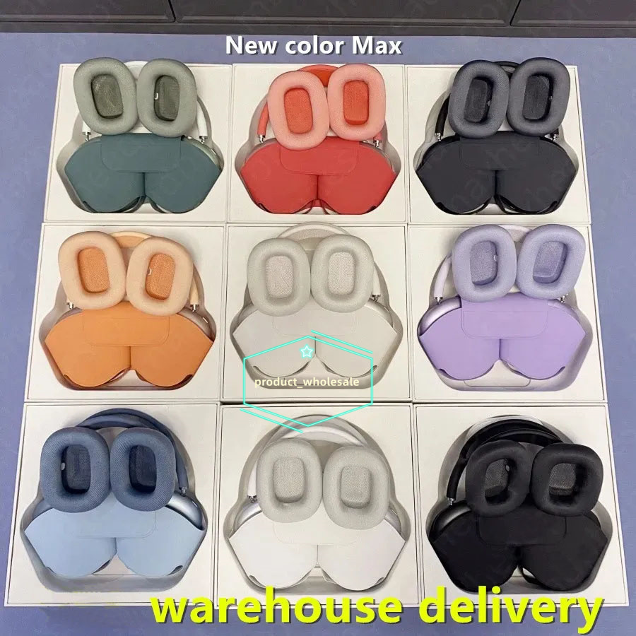 Top Quality For Air Pro Max 2 2Gen Headphone with Smartcase ANC Noise Cancellation Wireless Bluetooth Headset Head Mounted Earphone Headband For Apple iPhone