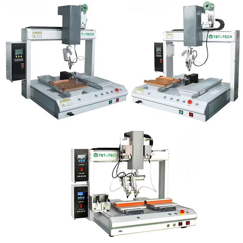 Automatic soldering hine for plug-in and drag-soldering of circuit boards