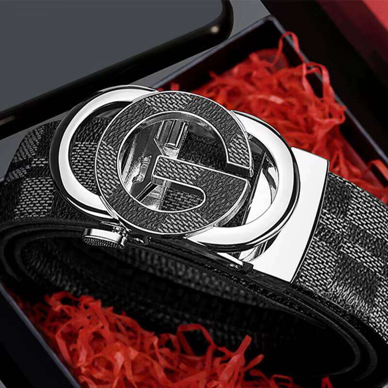 DHGadgets G-shaped Double-sided Colorful Automatic Buckle Men's Belt