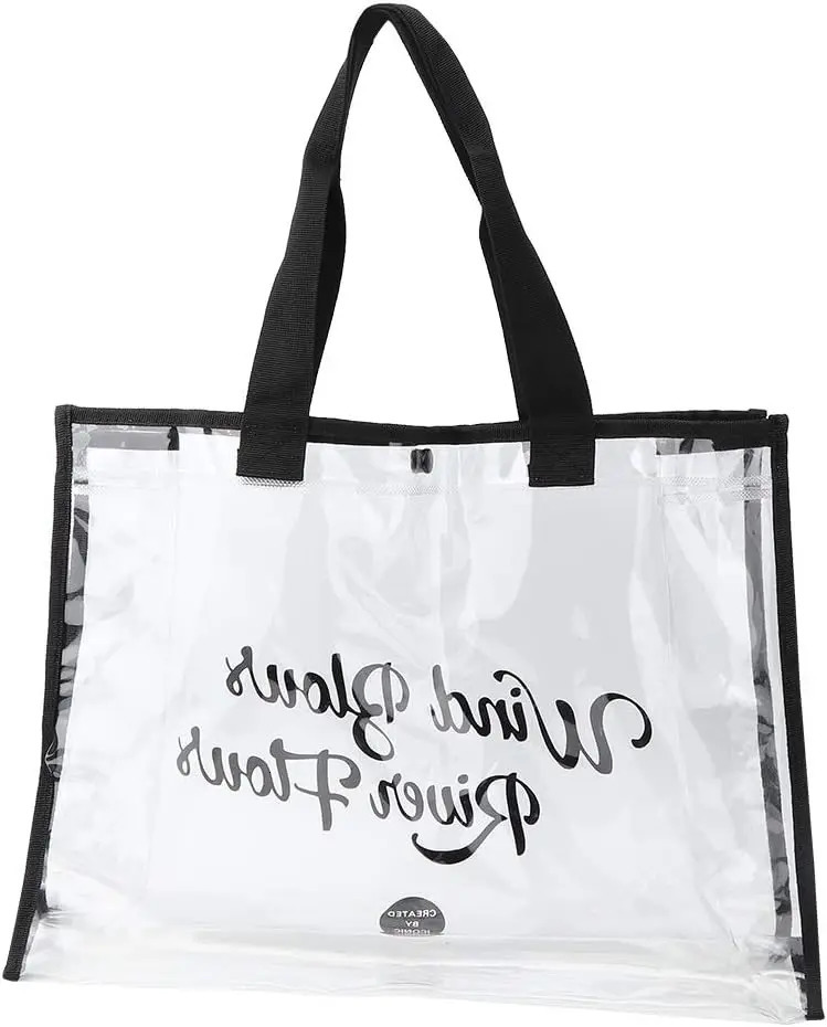 Transparent PVC Bag Travel Handle Swimming for Water Training Outdoor Makeup Storage Beach Organizer 250612