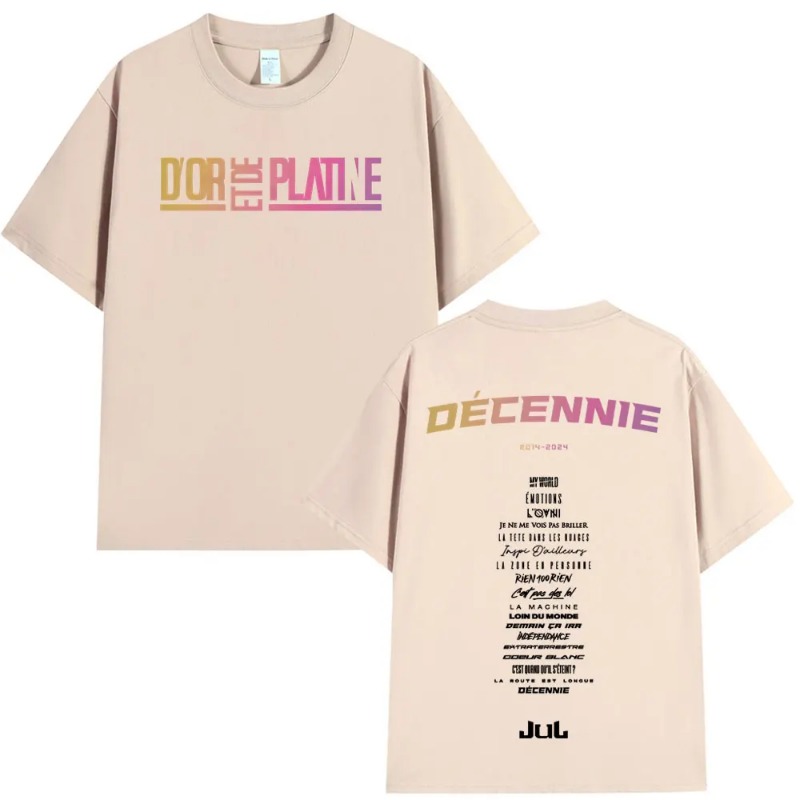Rapper Jul Graphic T Shirt Men Women Clothing Fashion Hip Hop T-shirt Casual High Quality Cotton Short Sleeve Oversized T-shirts