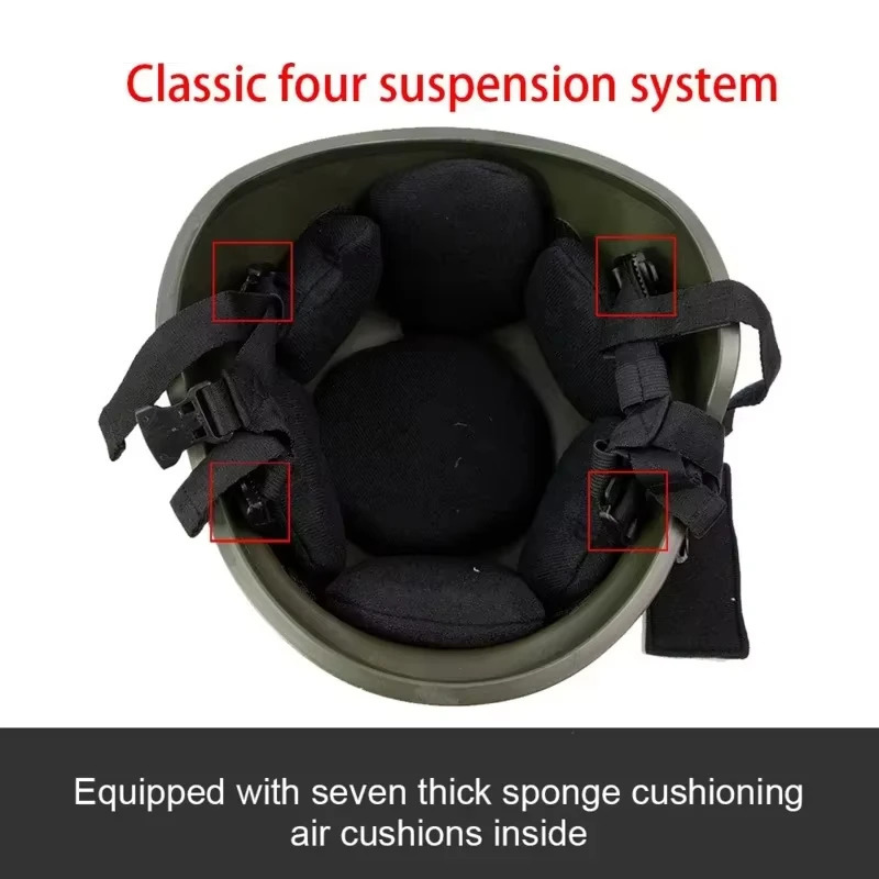 BOOIU M88 Tactical Helmet Fiberglass Material Outdoor Sport Training CS Hunting Protective Military Equipment 250611