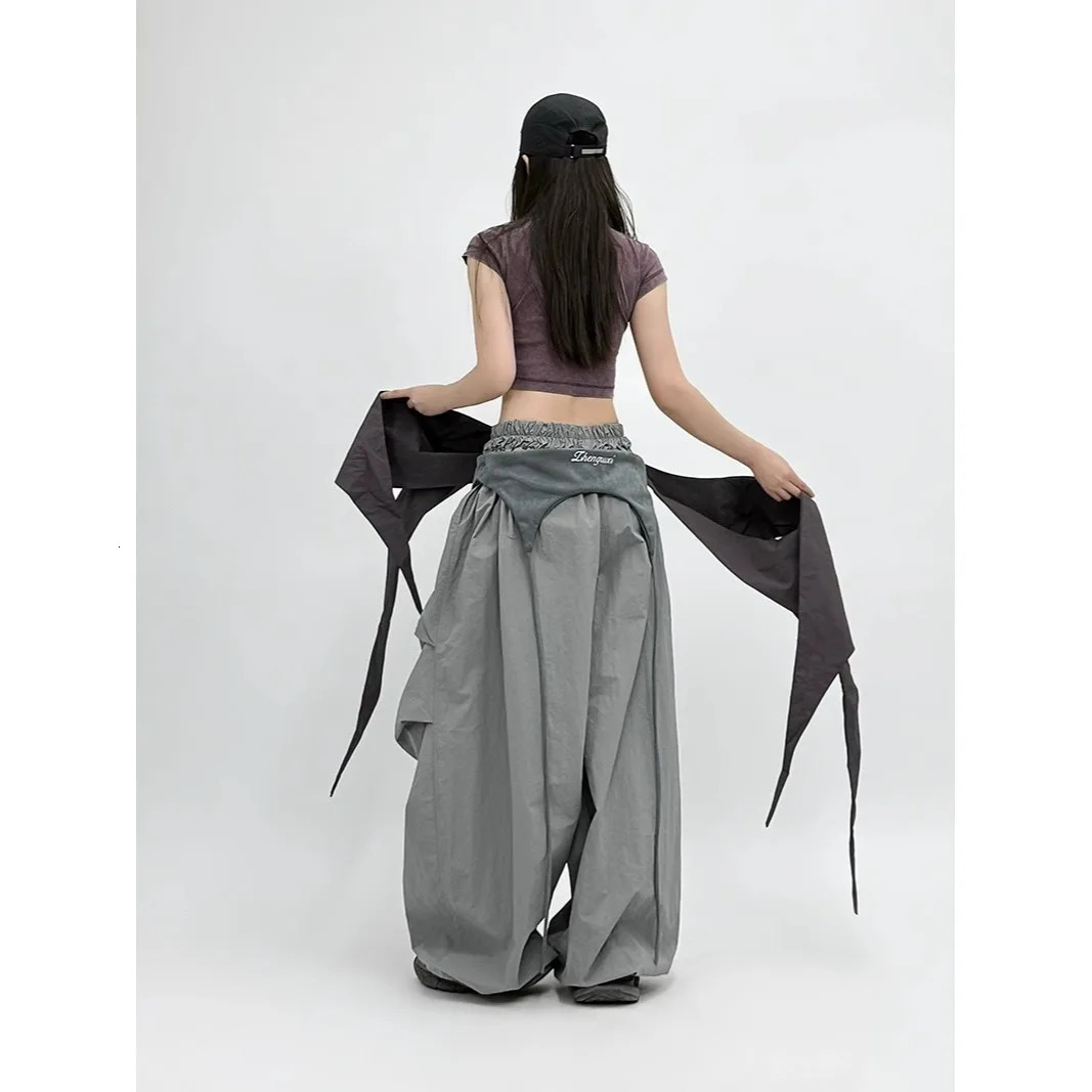 American Retro Girl Work Pants Loose Street Dance Hip-hop Trend Korean Clothes Womens Clothing Traf Womens 250617