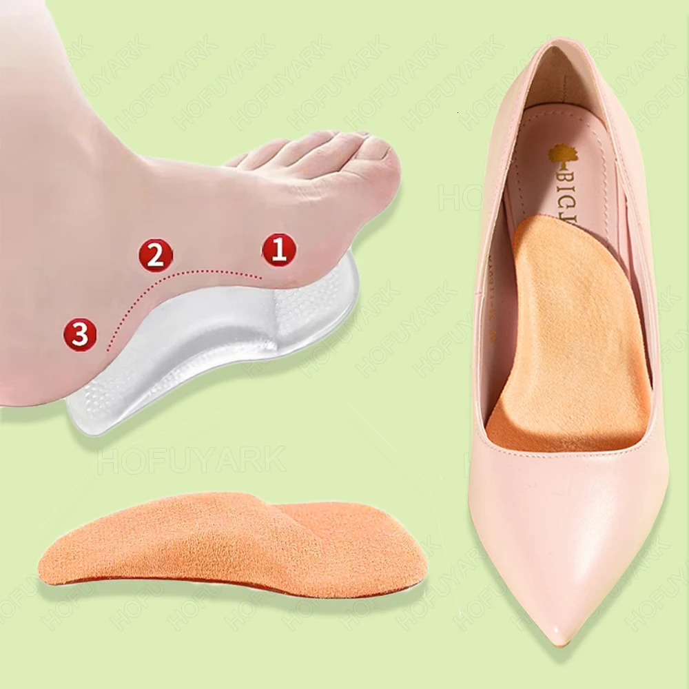 Silicone Arch Support Insoles for Shoes Man Woman Flat Foot Corrector Orthopedic Insoles for Plantar Fasciitis Support Shoe Pad 250617