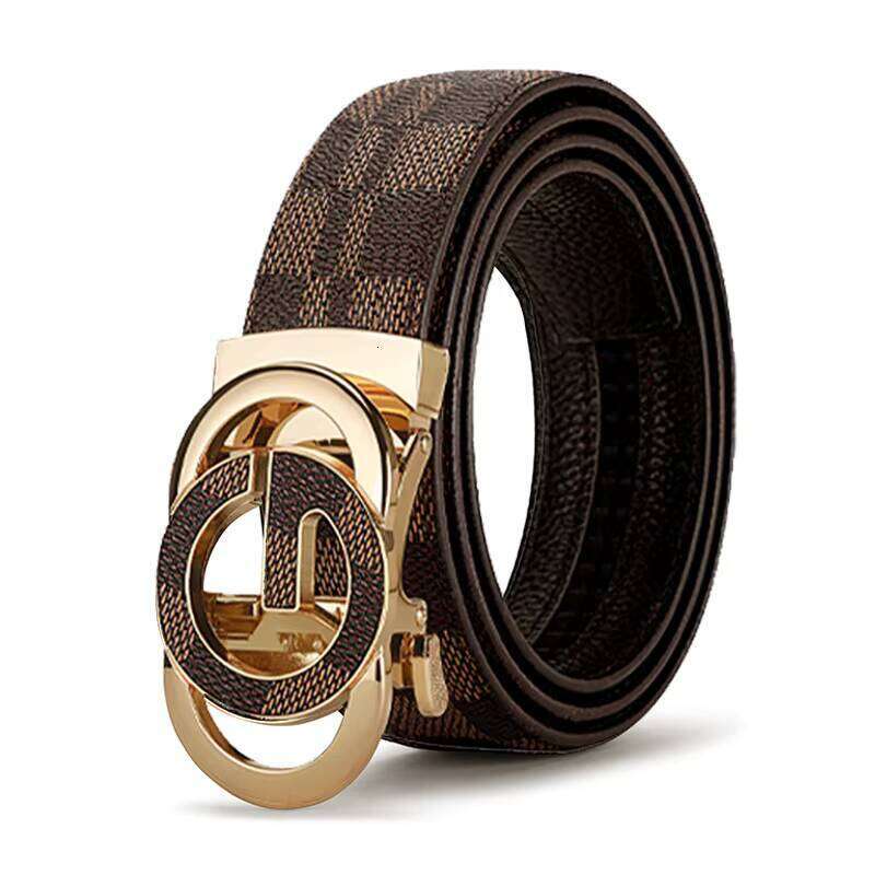 DHGadgets G-shaped Double-sided Colorful Automatic Buckle Men's Belt