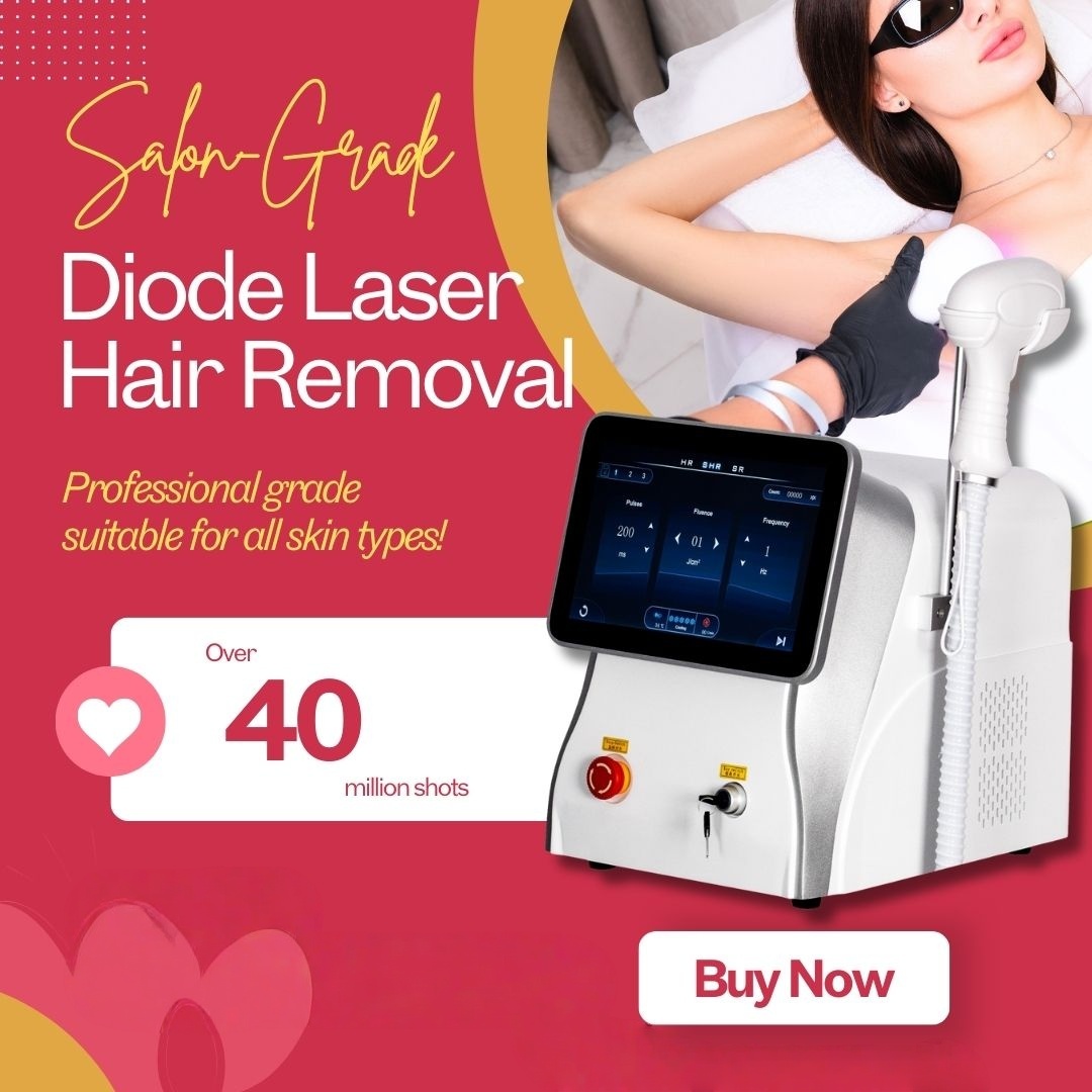 Freezing Point Painless 808nm Diode Laser Hair Removal Machine 3 wavelength Permanent Epilator for Face Body Bikini Area
