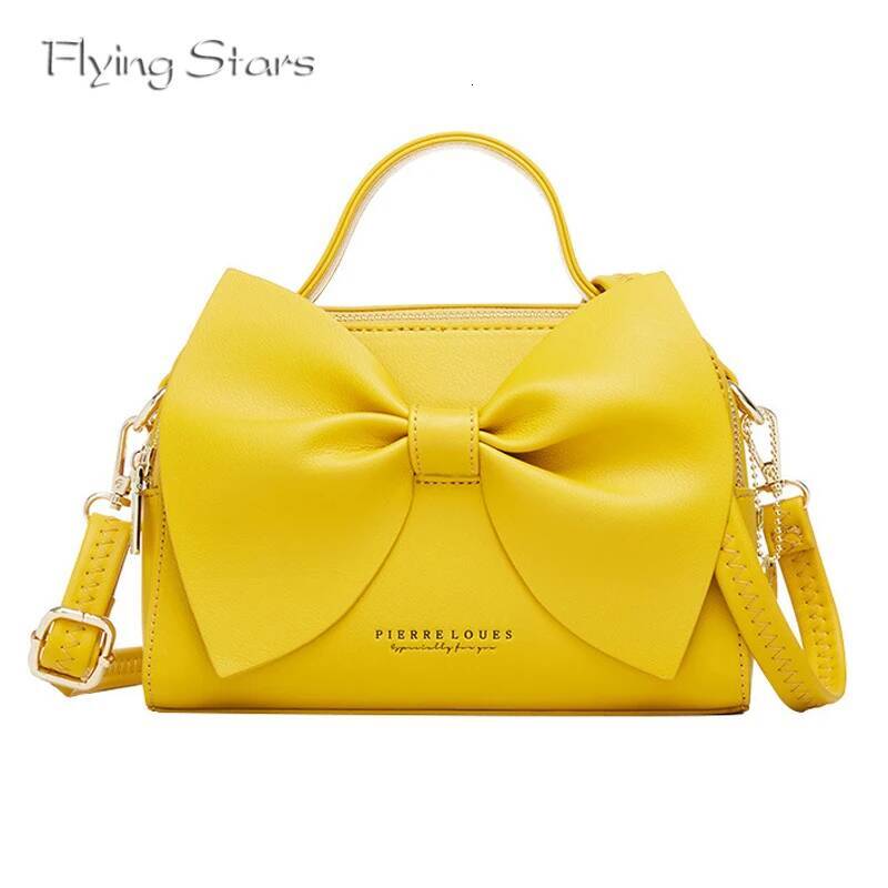 DHSM Handbag Korean Version Bow Shoulder Crossbody Fashionable Women's Bag Autumn Winter Large Capacity Wallet