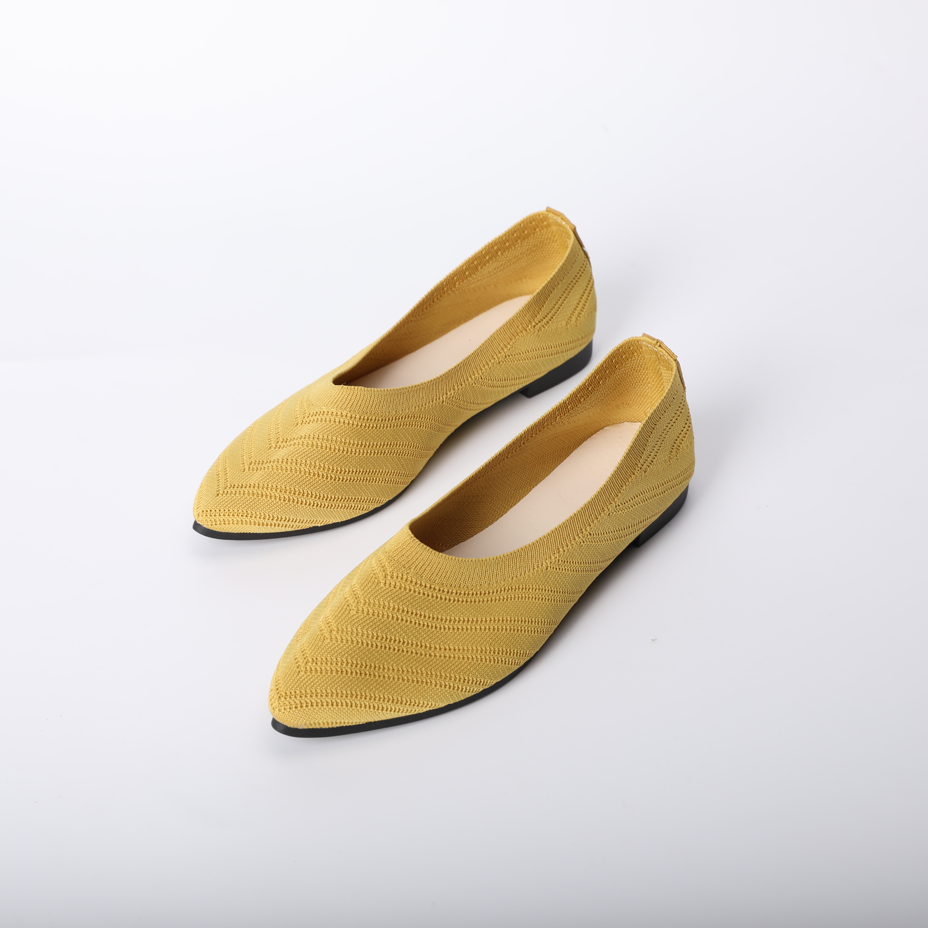 0630-Women's summer cut-out fly-knit single shoes, women's breathable soft-soled high heels, fashionable, casual and versatile